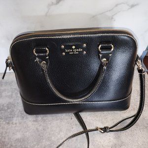 Kate Spade Black Satchel with Removable Strap